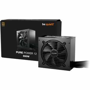be quiet! Pure Power 12 ATX 3.1 Stromversorgung - 550 W - Schwarz - Intern - 3.3 V Gleichstrom, 5 V Gleichstrom, 12 V Glei