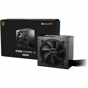 be quiet! Pure Power 12 ATX 3.1, EPS12V v2.92 Stromversorgung - 850 W - Schwarz - Intern - 120 V AC, 230 V AC Eingang - 3.