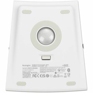 Kensington SlimBlade Pro EQ Trackball - Optical - Cable/Wireless - Bluetooth/Radio Frequency - 2.40 GHz - Rechargeable - W