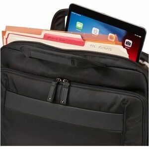 Case Logic Notion NOTIA-114 Carrying Case (Briefcase) for 14" PC, Notebook - Black - Nylon, 1680 Denier Polyester Body - H