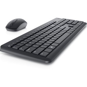 Dell KM3322W 键盘鼠标 - 英文（美国） - USB 无线 RF 2.40 GHz 键盘 - 键盘/键盘颜色: 黑 - USB 无线 RF 鼠标 - 光学 - 1000 dpi - 滚轮 - 指点设备颜色: 黑 - 静音, 音量控制