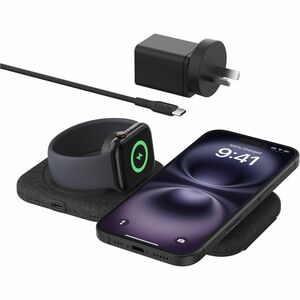 Belkin BoostCharge Pro Induction Charger - Black - For Qi2-enabled Device, iPhone - Input connectors: USB - LED Indicator,