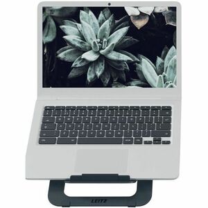 Leitz Ergo Height Adjustable Notebook Stand - 25.4 cm (10") to 43.2 cm (17") Screen Support - 1 cm Height x 30 cm Width x 