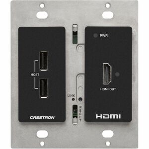 Crestron DM Lite HD-RXU-4KZ-101-2G-B Video-Extender-Receiver - Verkabelt - 70,10 m Reichweite - 1 x Netzwerk (RJ-45) - 2 x