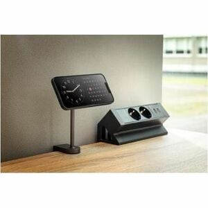 OtterBox Induction Charger - Black - For Qi2-enabled Device, iPhone, Qi-enabled Device - Input connectors: USB - Apple Sta