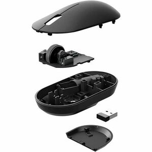 Xiaomi XMWXSB02YM Mouse - Radio Frequency - USB - Black - 1 - Wireless - 2.40 GHz - 1000 dpi - Scroll Wheel