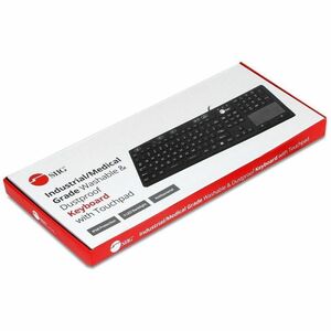 SIIG Industrial/Medical Washable & Dustproof Keyboard w/ Touchpad - Industrial/Medical Grade Washable & Dustproof Keyboard