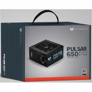 Balamrush Pulsar BR-937719 Fuente de alimentación - 650W - Negro - ATX, Interno - 120 V AC, 230 V AC Entrada - 5 V, 12 V, 