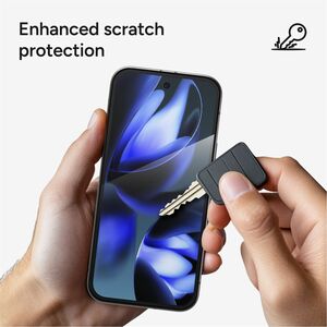 invisibleSHIELD Glass Elite Aluminosilicate Glass Screen Protector for Google Pixel 9a - Transparent - For P-OLED Smartpho