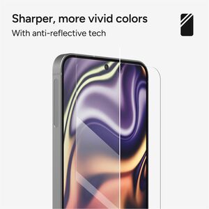 invisibleSHIELD Glass XTR4 Tempered Glass, Graphene Screen Protector for Samsung Galaxy S25 - For AMOLED Smartphone - Anti
