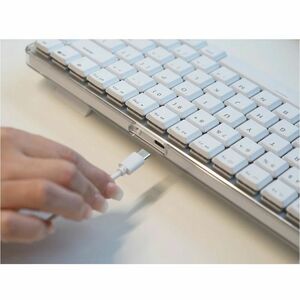 Macally Bluetooth Keyboard - Wireless Connectivity - Bluetooth - Compact - Mac - Mechanical Keyswitch