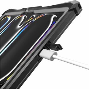 The Joy Factory aXtion Slim MH Rugged Carrying Case for 11" Apple iPad Pro 11 (2024) Tablet - Clear - Water Proof, Drop Re