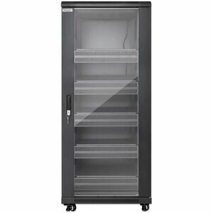 Gabinete 19"" Pro Line con extractores de aire, 27U, Frente de 600 mm, unidad de ventilación con dos extractores de aire i