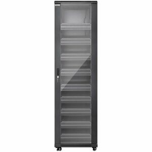 Gabinete 19"" Pro Line con extractores de aire, 42U, Unidad de ventilación de dos ventiladores montada en el techo, ensamb