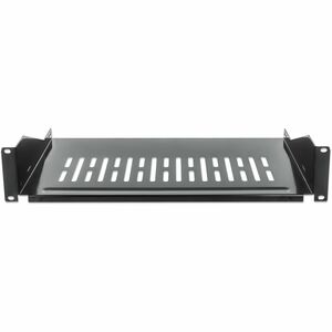 Intellinet 2U Montable en bastidor Rack para Servidor - 482.60mm Ancho del rack - Negro - Acero - 25kg Capacidad máxima de