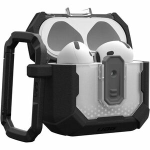 Urban Armor Gear Plasma Carrying Case Apple AirPods 4 - Black - Drop Resistant, Scratch Resistant, Shock Resistant - Polyc