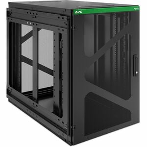 APC by Schneider Electric NetShelter 18U Wall Mountable Enclosed Cabinet Rack Cabinet for UPS, IT Equipment - 482.60 mm Ra