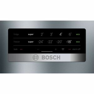 Congelatore/Freezer Bosch KGN49XLEA 438 L - Installazione libera - Acciaio inox - Reversibile - 3 x Cassetto/i freezer - 3