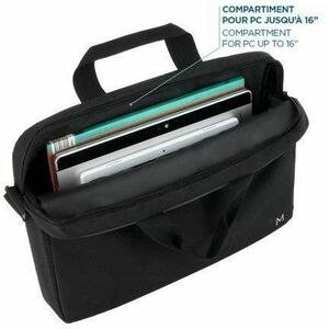 MOBILIS TheOne Essential Carrying Case (Briefcase) for 35.6 cm (14") to 40.6 cm (16") Notebook - Black