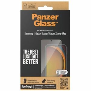 PanzerGlass Glass Screen Protector for Galaxy XCover7, Galaxy XCover6 Pro - For Widescreen LCD Smartphone - Drop Resistant