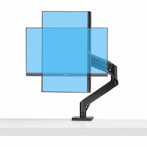 StarTech.com Mounting Arm for Monitor, Curved Screen Display, Display - Black - Landscape/Portrait - Height Adjustable - 1