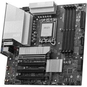 MSI B860M-A WIFI Gaming Desktop Motherboard - Intel B860 Chipset - Socket LGA-1851 - Micro ATX - Core Ultra Processor Supp