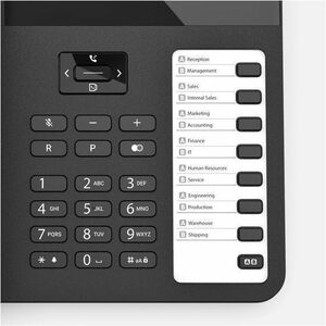 Gigaset DESK 600 Standard-Telefon - Wandmontierbar, Desktop - Schwarz - Freisprecheinrichtung - Hörhilfen-kompatibel