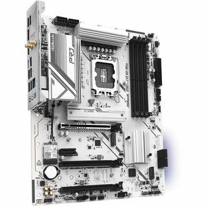 Placa base de escritorio para juegos ASRock B760 Pro RS WiFi White - Intel B760 Conjunto de Circuitos Integrados - Socket 