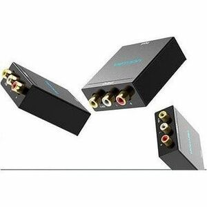 Vention AEFB0 Signal Converter - Portable - Black - Functions: Signal Conversion, Audio Conversion, Video Conversion, Vide