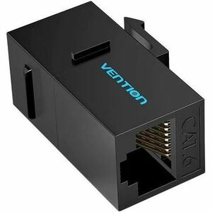 Vention IPGB0 Network Adapter - 1 Piece - 1 x RJ-45 Network - Female - 1 x RJ-45 Network - Female - Gold Contact - Black