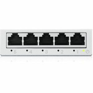 Commutateur Ethernet ZYXEL GS-105B v5 5 Ports - Gigabit Ethernet - 100/1000Base-T - 2 Couche supportée - 2,99 W Power Cons