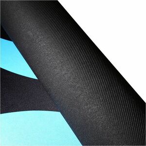 NEWSKILL Chair Mat for Chair, Floor - 1000 mm Width x 1000 mm Depth x 3 mm Thickness - Rug Pad - MicroFiber - Black, Blue