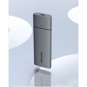 Vention KPGH0 Drive Enclosure PCI Express NVMe, M.2 - USB 3.1 (Gen 2) Type C Host Interface - UASP Support Portable - Grey
