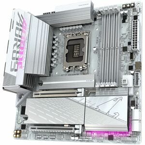 GIGABYTE Ultra Durable B860M AORUS ELITE WIFI6E ICE Gaming Desktop Motherboard - Intel B860 Chipset - Socket LGA-1851 - Mi