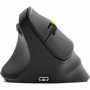 Port Connect ERGO Mouse - Bluetooth/Radio Frequency - USB Type A, USB Type C - Optical - 5 Button(s) - Wireless - 2.40 GHz