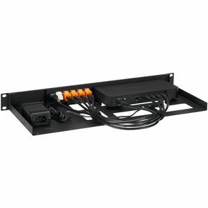 RACKMOUNT.IT Rack Mount Enclosure - For Firewall - 1U Rack Height - Rack-mountable - Jet Black