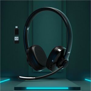 Port Connect ON'R Wired/Wireless Helmet, Over-the-head Stereo Headset - Microsoft Teams Certification - Binaural - Circuma