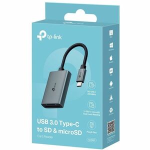 TP-Link UA430C SD-Kartenadapter - SD, microSD, TransFlash, microSDHC, microSDXC, SDHC, SDXC Unterstützte Medien - USB