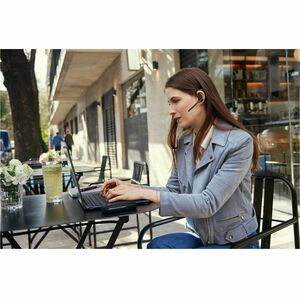 Poly Voyager Legend 50-M Wireless Earbud, Behind-the-ear Mono Earset - Black - Microsoft Teams Certification - Monaural - 