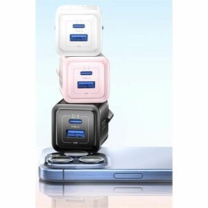 Vention FEQ 30 W AC Adapter - Box - Universal Adapter - 1 USB - 1 USB Type-C - For iPhone - Europe - 120 V AC, 230 V AC In