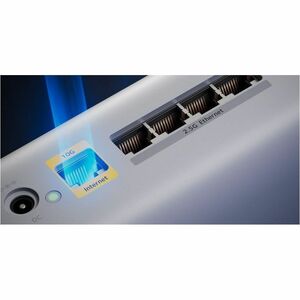 Netgear Orbi RBE873 Wi-Fi 7 IEEE 802.11be Ethernet Drahtlos Router - Triband - 2,40 GHz ISM-Band - 6 GHz UNII-Band - 8 x A