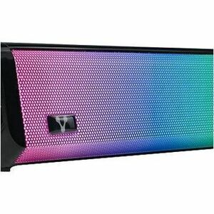 VORAGO BSP-320 BLUETOOTH SPEAKER / 5Wx2 / 3.5MM / USB / RGB LIGHTING / BLACK