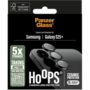 PanzerGlass Hoops Camera Lens Protector - Transparent - Ceramic Glass, Aluminium