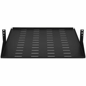 Tripp Lite series SmartRack SRSHELF2PCENTER 2U Rack-mountable Rack Shelf for Data Center, Server, LAN Switch - Black Powde
