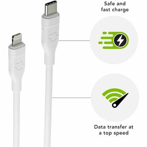 dbramante1928 ApS 1.20 m Lightning/USB-C Data Transfer Cable - MFI - White