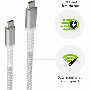 dbramante1928 ApS Re-charge 2.50 m USB-C Data Transfer Cable - 1 Piece - First End: 24-Pin USB 2.0 Type C - Male - Second 