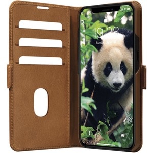 dbramante1928 ApS Copenhagen Carrying Case (Wallet) Apple iPhone 14 Smartphone, Credit Card, Card, Notes - Tan - Impact Re