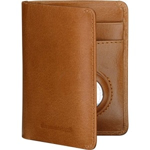 dbramante1928 ApS Billund Carrying Case (Wallet) AirTag - Tan - RFID Resistant - Full Grain Leather Body - 1