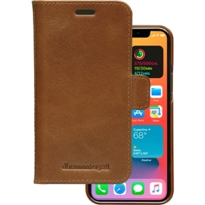 dbramante1928 ApS Lynge Carrying Case (Wallet) Apple iPhone 12 mini Smartphone - Tan - Impact Resistant - Full Grain Leath