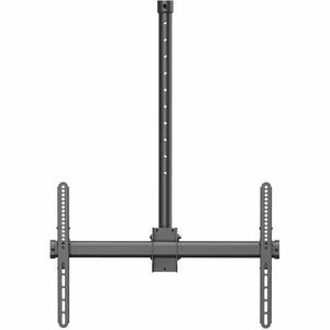 Neomounts Ceiling Mount for TV - Black - Height Adjustable - 1 Display(s) Supported - 94 cm to 177.8 cm (70") Screen Suppo